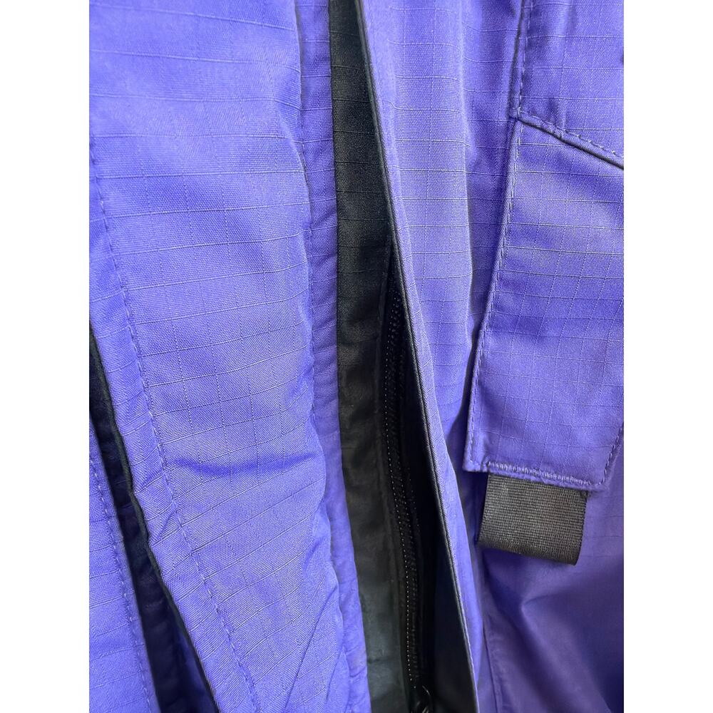 Vintage Early Winters Purple & Black Ripstop Performance Rain Jacket Size XL - Picture 6 of 13